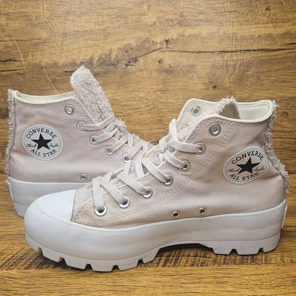 Converse Chuck Taylor All Star Lugged Palform PInk Sneakers size 8 - Picture 1 of 12